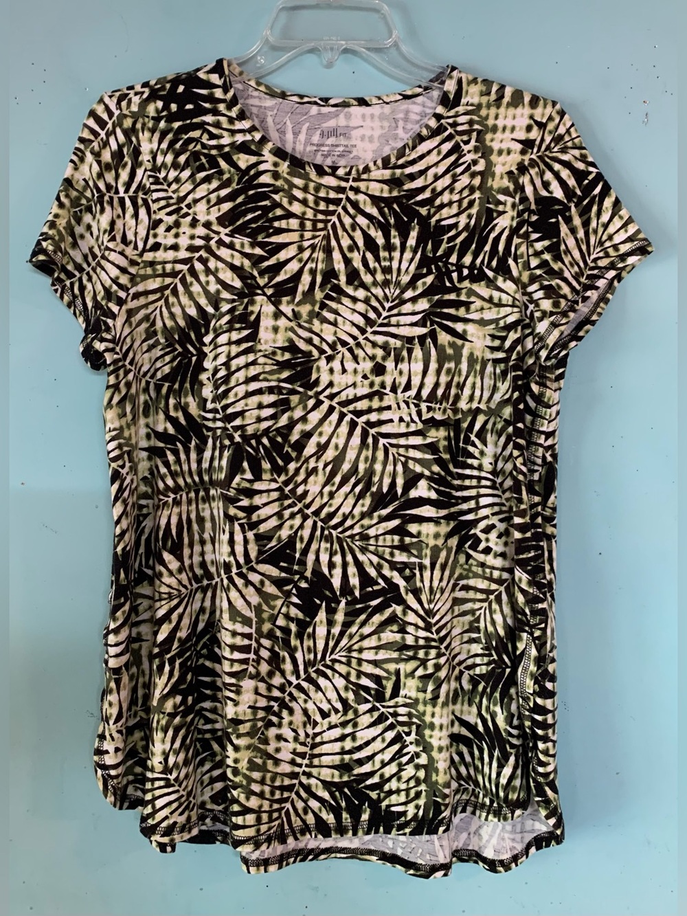 J. Jill tropical print ladies t-shirt size M